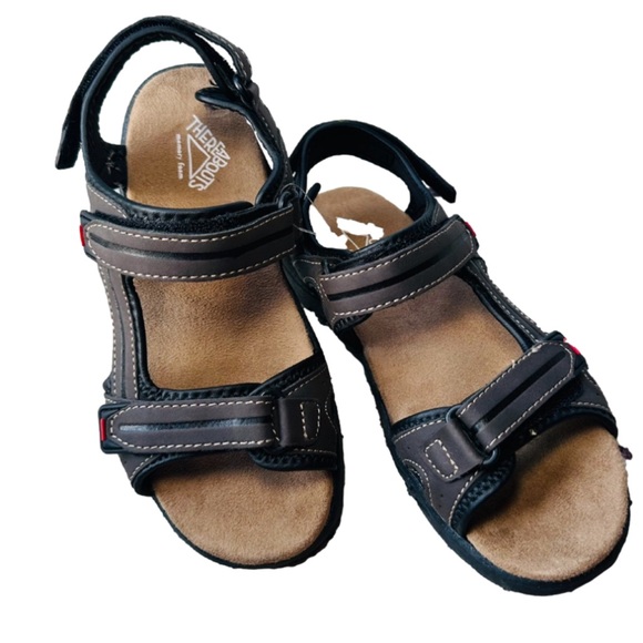 NWOT! Thereabouts Brown Marsh Adjustable Strap Flat Sandals size 5✨ - Picture 8 of 12